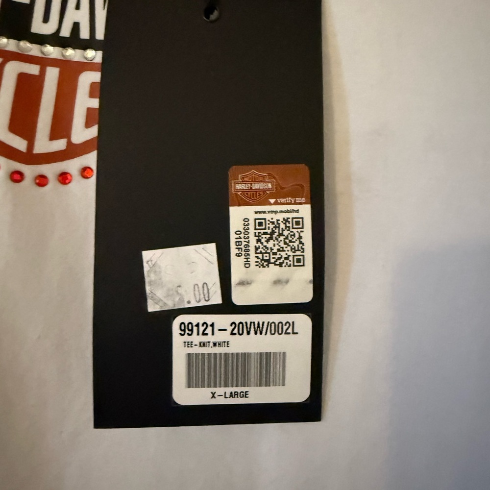 NWT‼️Harley-Davidson womens White and Black T-Shirt - Picture 2 of 3
